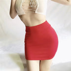 Sheer Low-Rise Mesh Mini Skirt