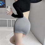 Sheer Low-Rise Mesh Mini Skirt