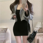 Elegant Slim White Mini Slip Dress