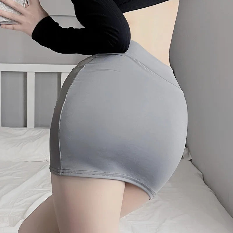 Sheer Low-Rise Mesh Mini Skirt