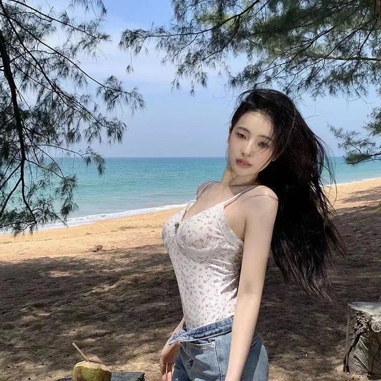 Floral Lace Trim Bodysuit Lingerie