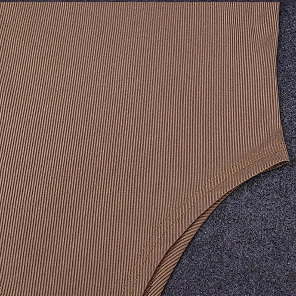 Sleeveless Knit Halter Bodysuit