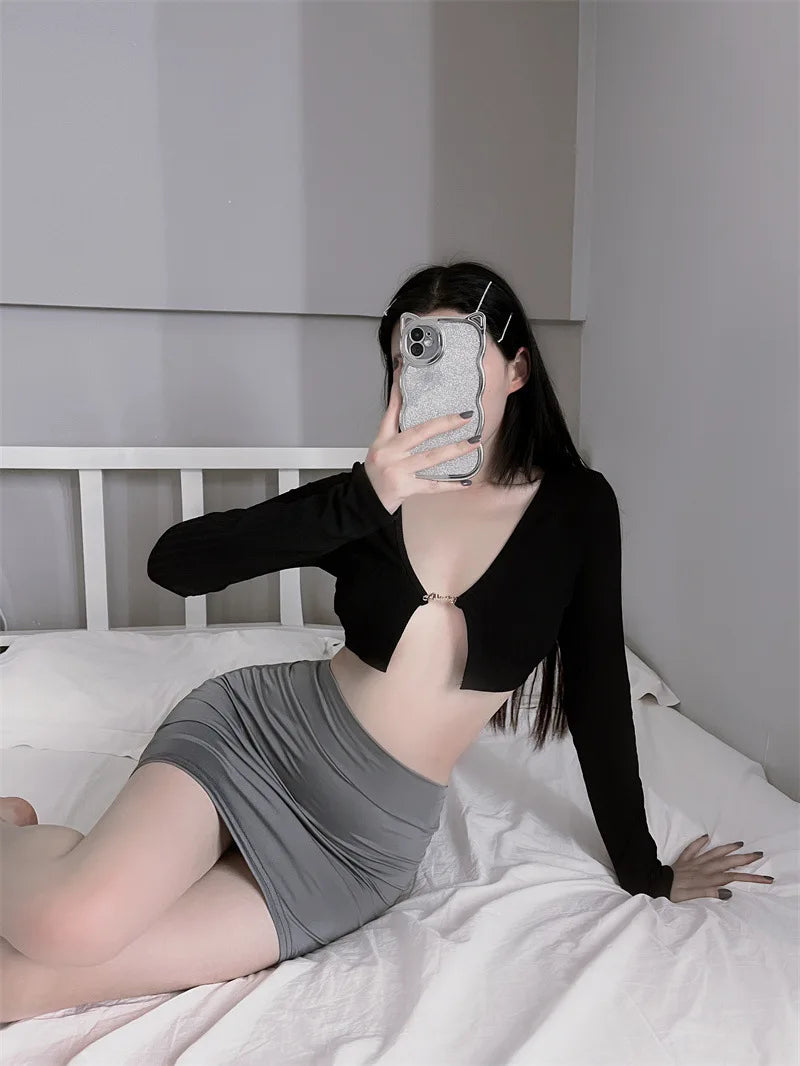 Sheer Low-Rise Mesh Mini Skirt